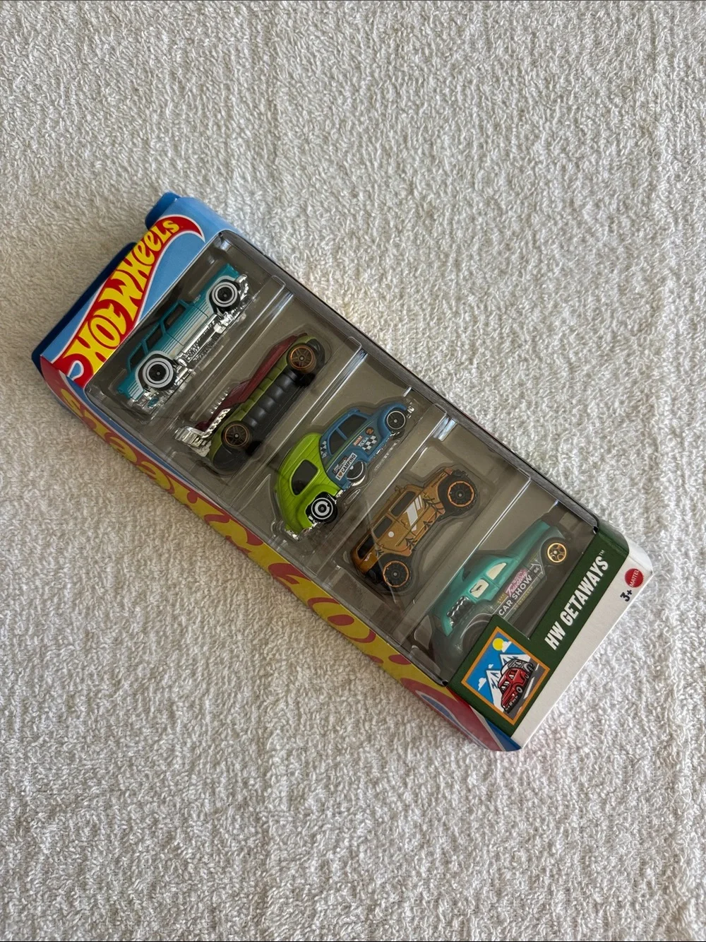 Hot Wheels HW Getaways 5 Pack Multicolor Kids Toy Cars